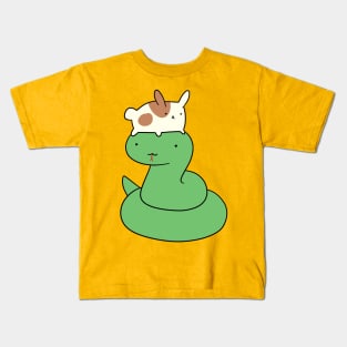 Snake and Tiny Bunny Kids T-Shirt